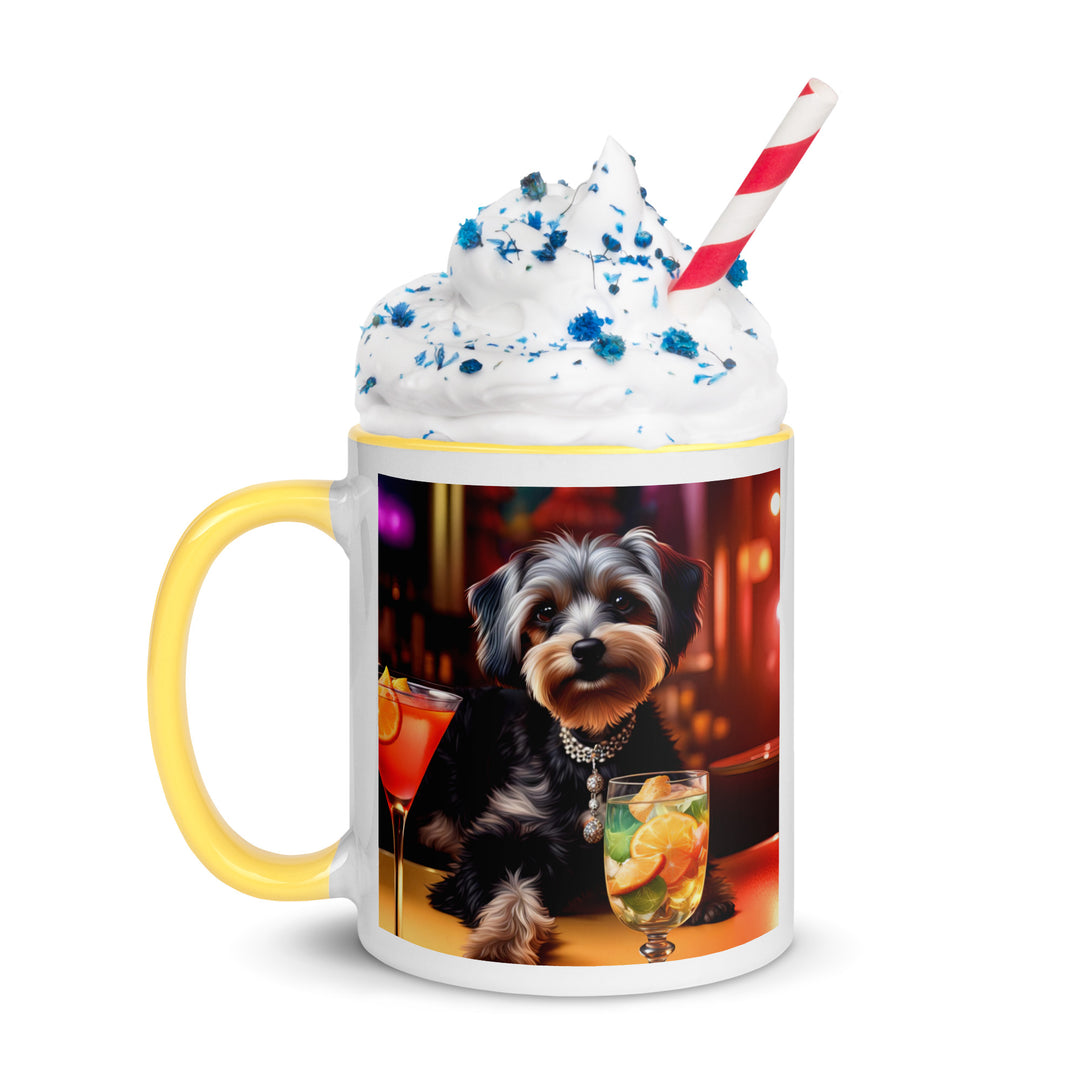 Yorkipoo General- Mug with Color Inside v8