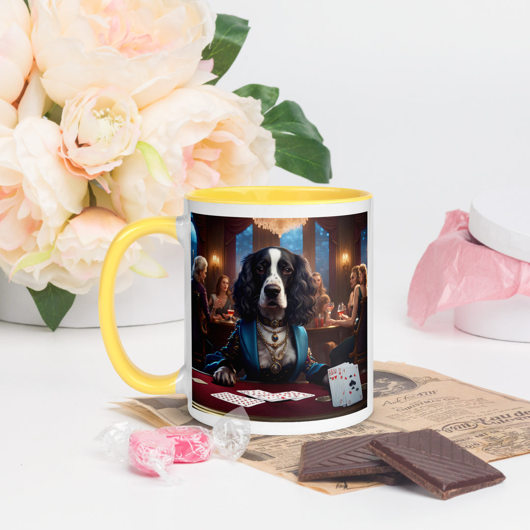 Sprocker Spaniel General- Mug with Color Inside v4