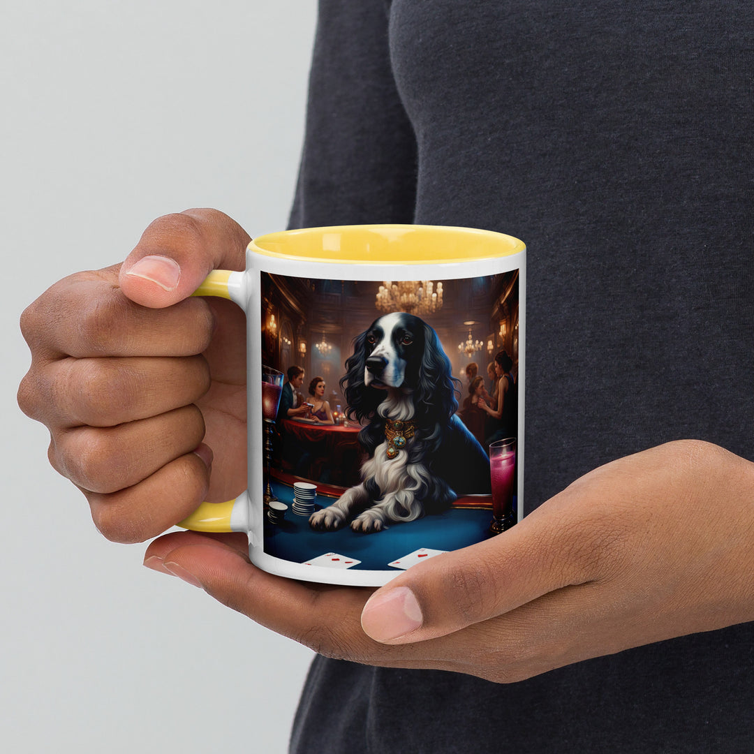 Sprocker Spaniel General- Mug with Color Inside v9