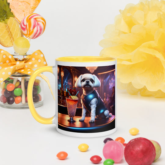 Pugapoo General- Mug with Color Inside v4