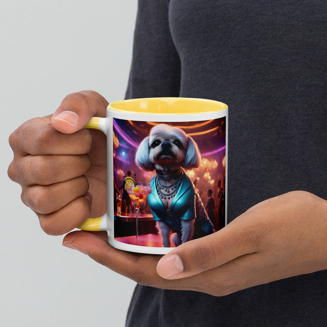 Pugapoo General- Mug with Color Inside v2