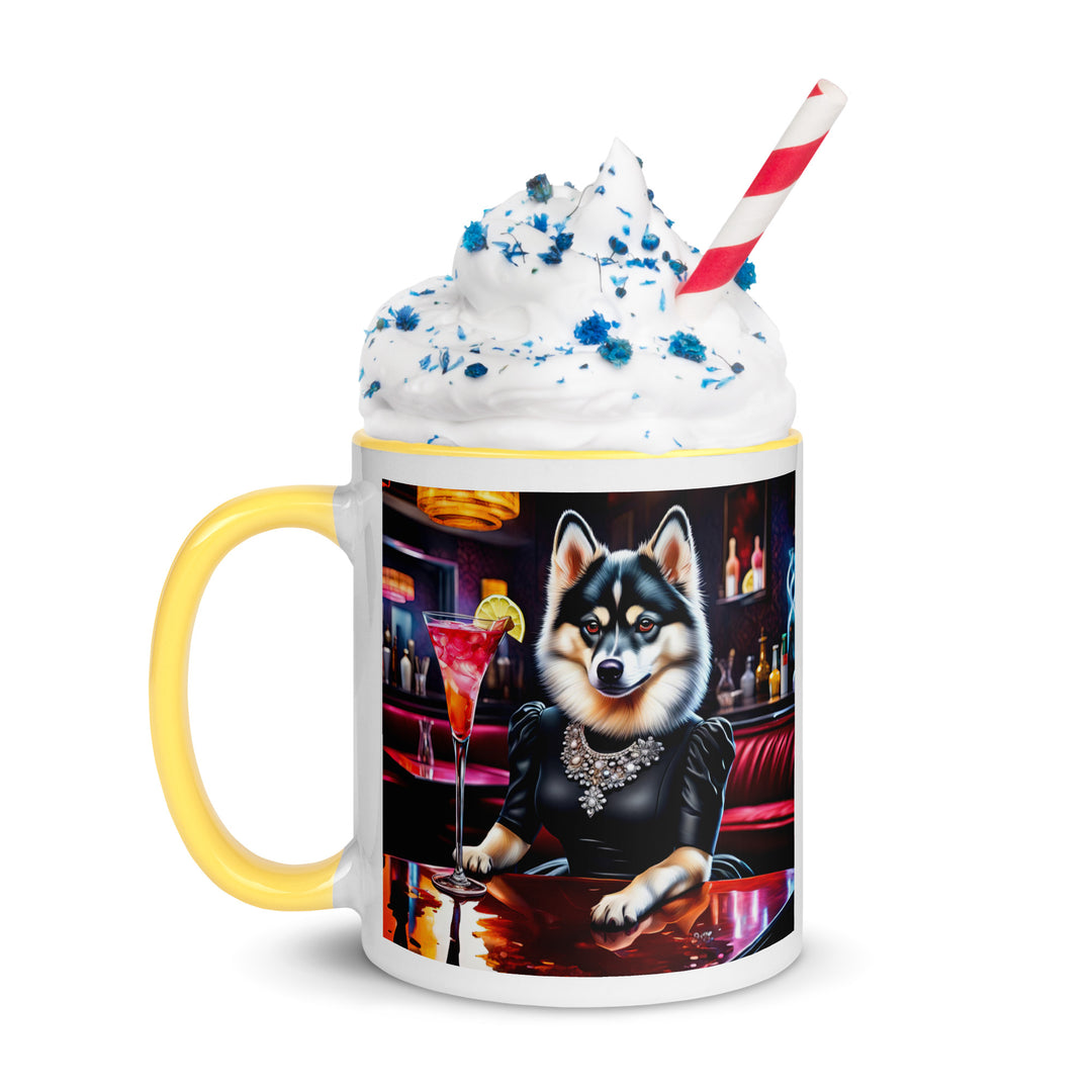 Pomsky General- Mug with Color Inside v10