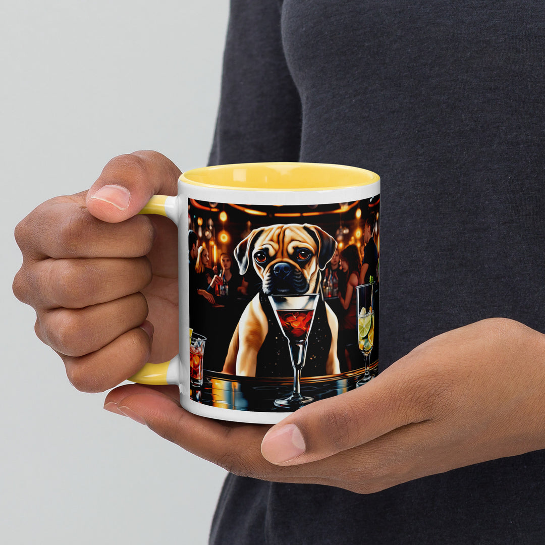 Puggle General- Mug with Color Inside v7