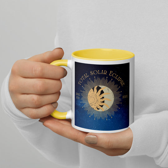 Cavalier King Charles Spaniel Eclipse- Mug with Color Inside v2