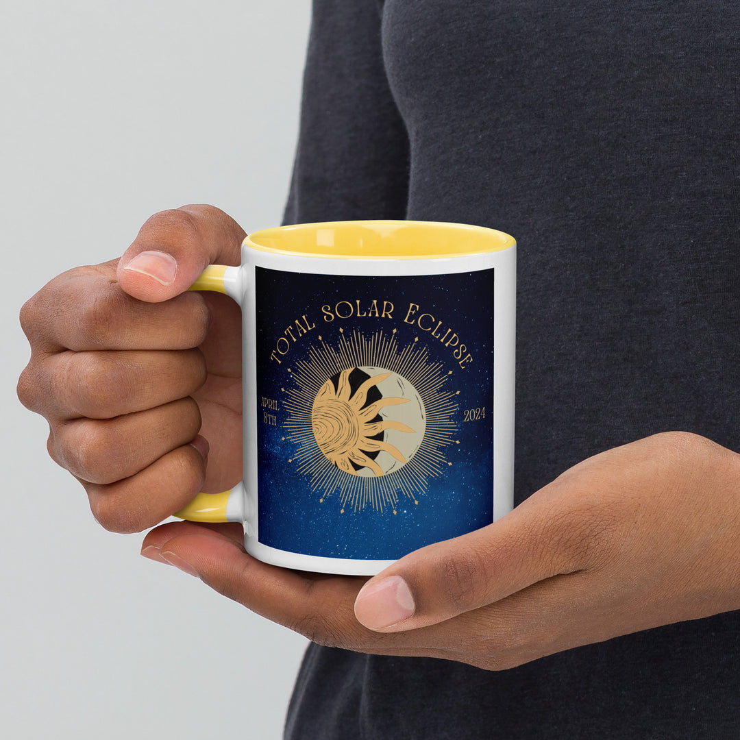 Dachshund Eclipse- Mug with Color Inside v2