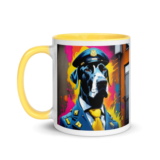 Great Dane- Mug with Color Inside v5