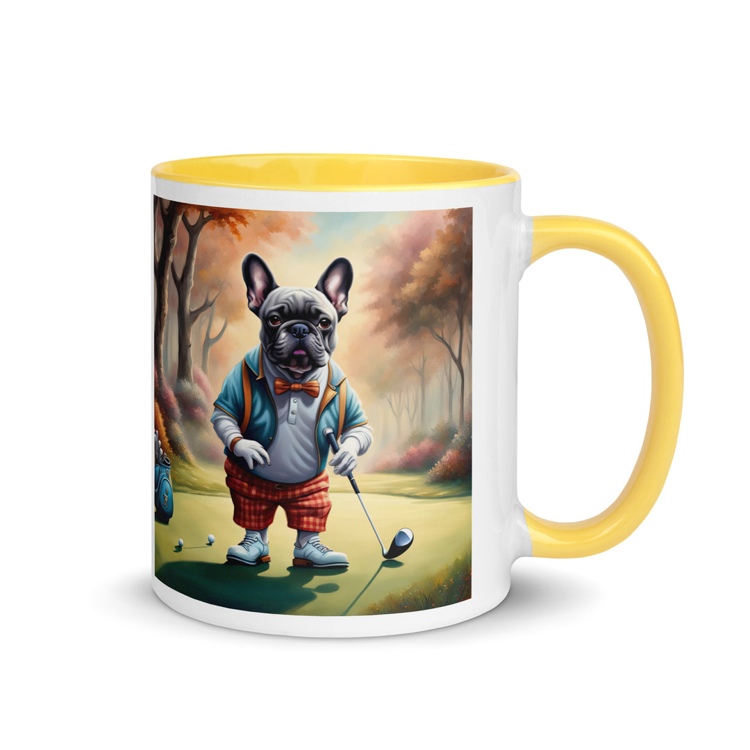 Mug with Color Inside-French Bulldog