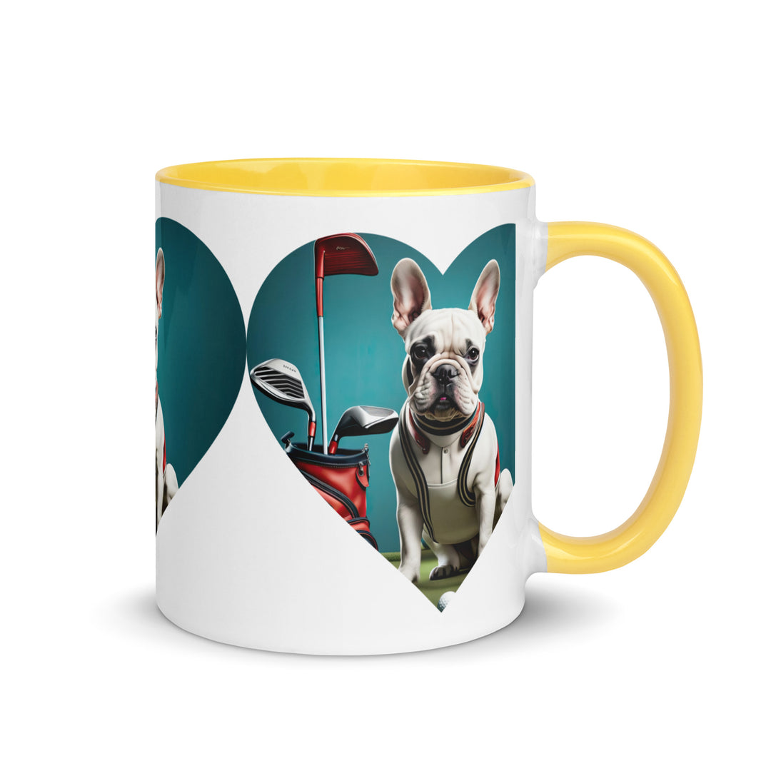 Mug with Color Inside-French Bulldog V7