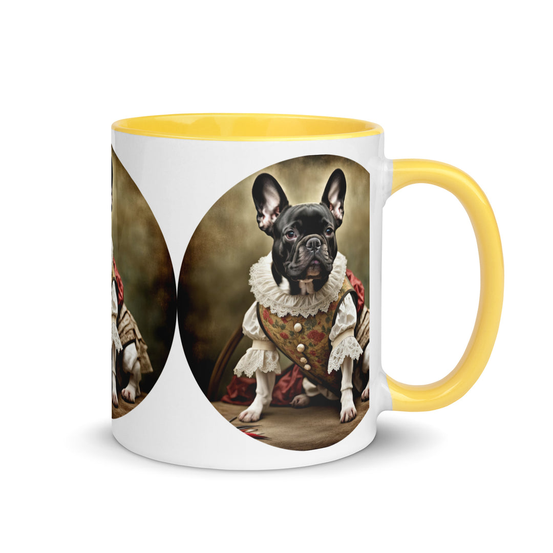 Mug with Color Inside-French Bulldog V8