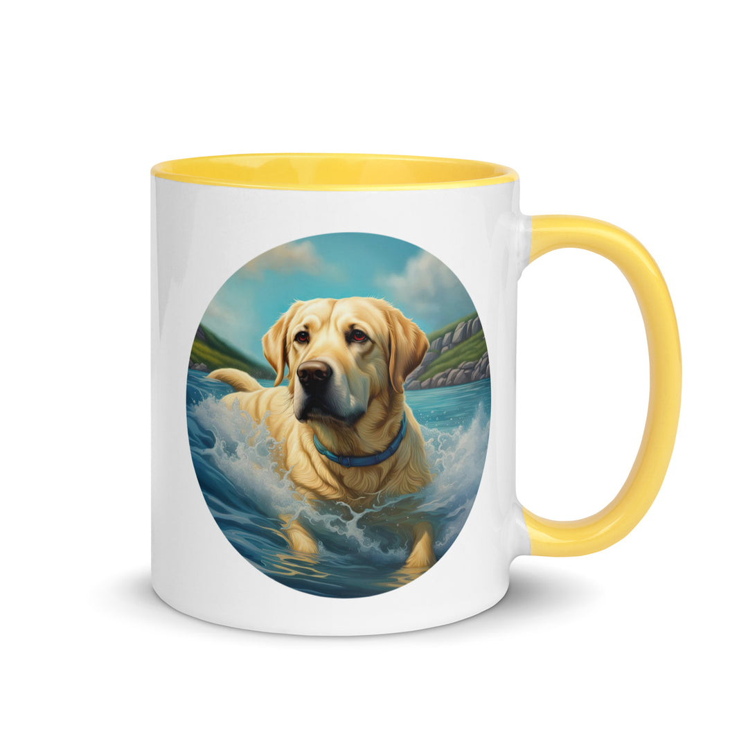 Mug with Color Inside-Labrador Retriever V20