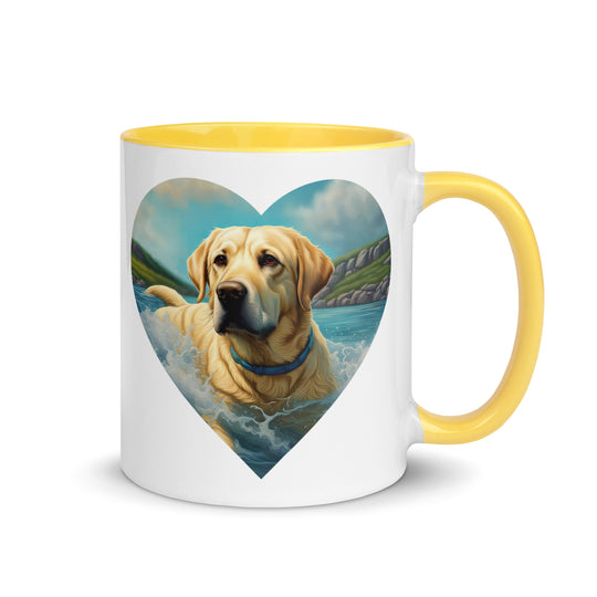 Mug with Color Inside-Labrador Retriever V21