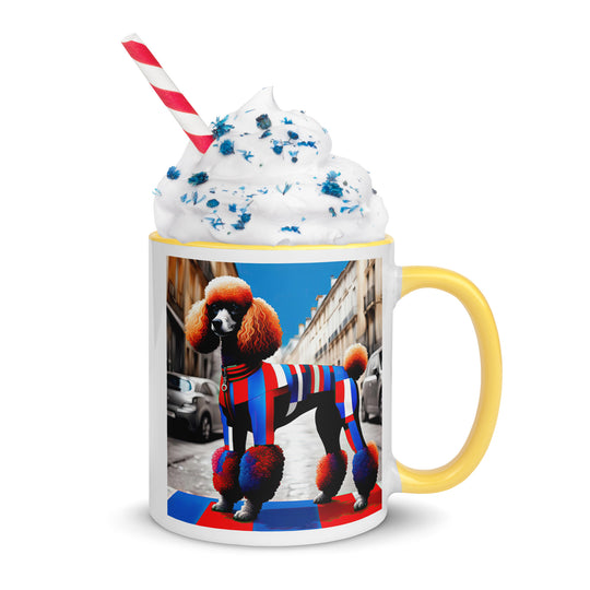 Poodle- Mug with Color Inside