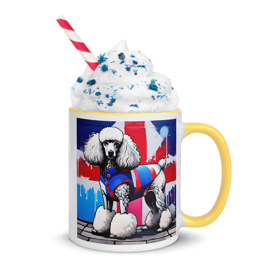 Poodle- Mug with Color Inside v2