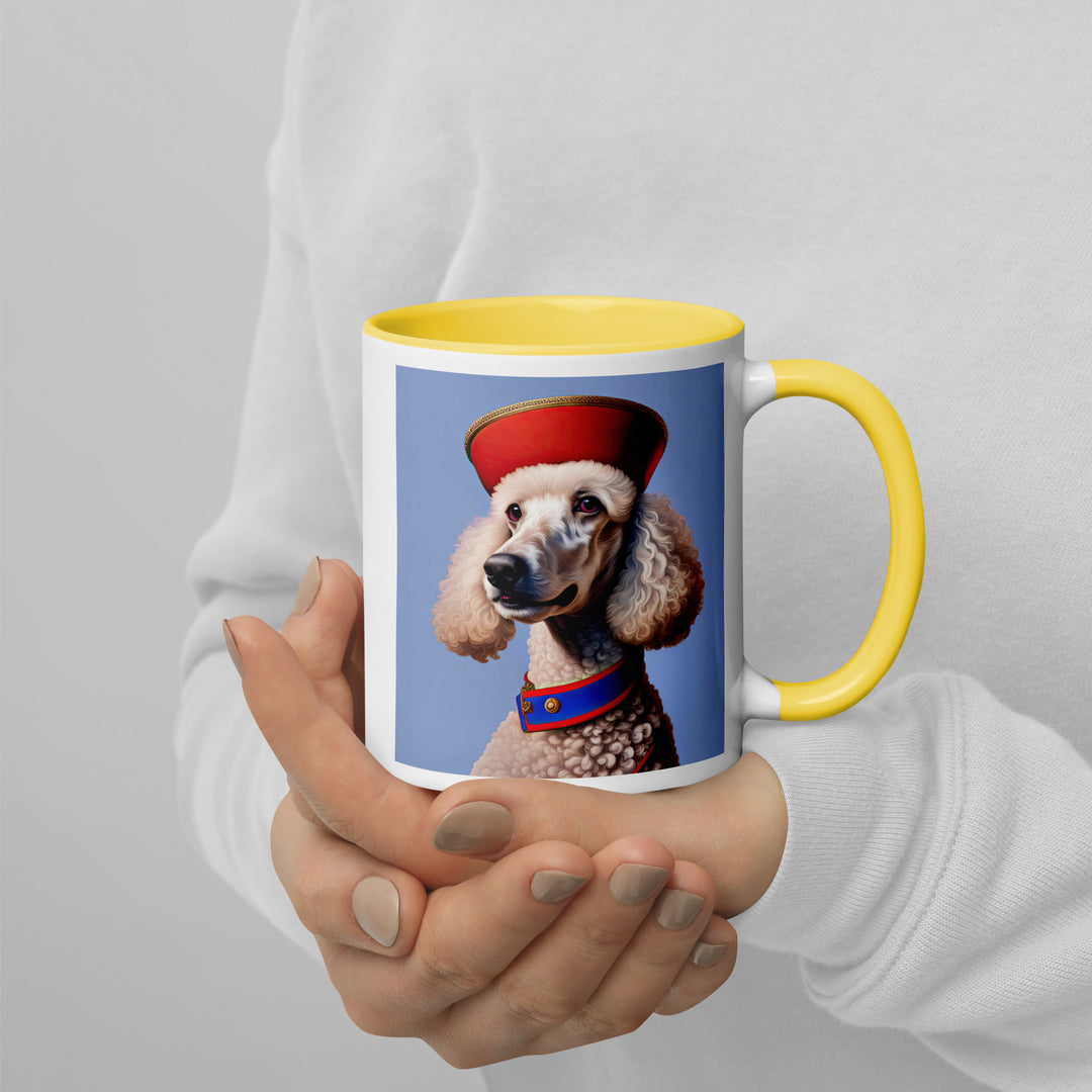 Poodle- Mug with Color Inside v3