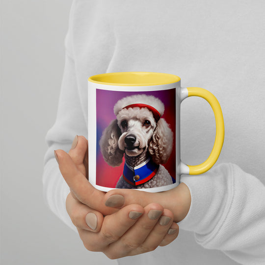 Poodle- Mug with Color Inside v5