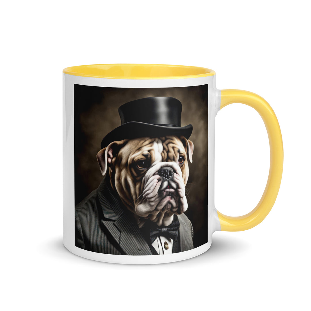 Bulldog- Mug with Color Inside