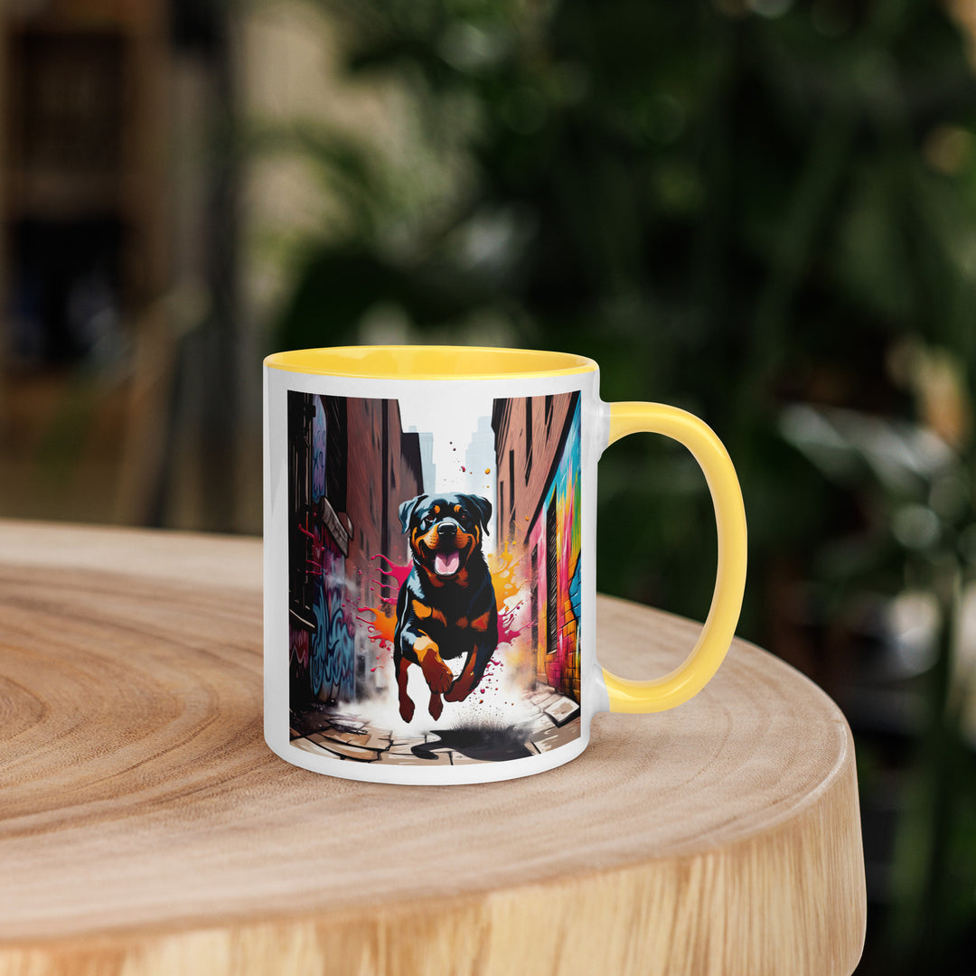 Rottweiler- Mug with Color Inside