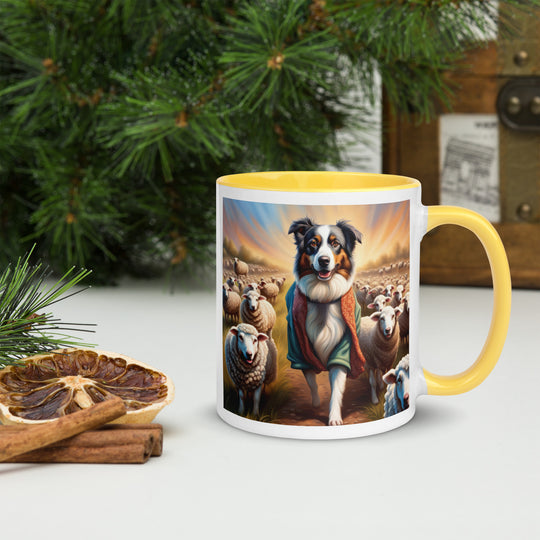 Australian Shepherd- Mug with Color Inside