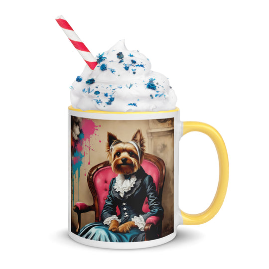 Yorkshire Terrier- Mug with Color Inside v3