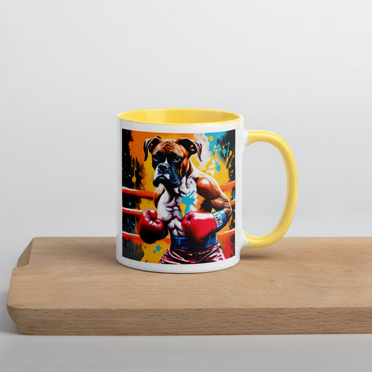 Boxer- Mug with Color Inside v4