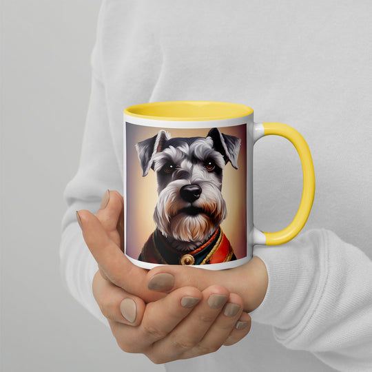 Miniature Schnauzer- Mug with Color Inside