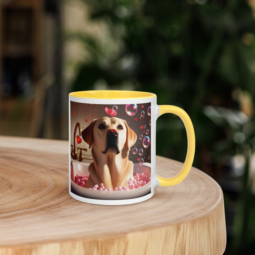 Labrador Retriever Romantic- Mug with Color Inside