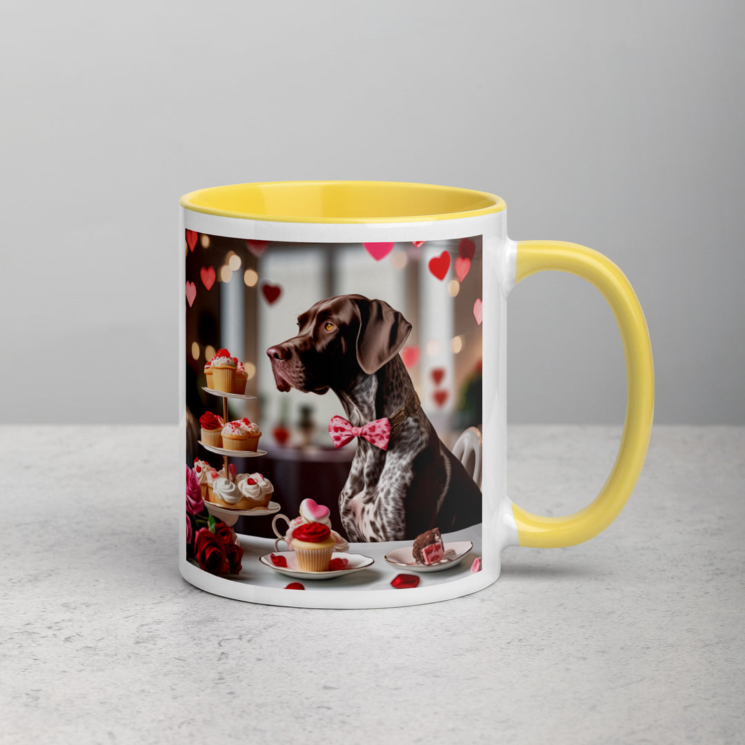 German Shorthaired Pointer Romantic- Mug with Color Inside