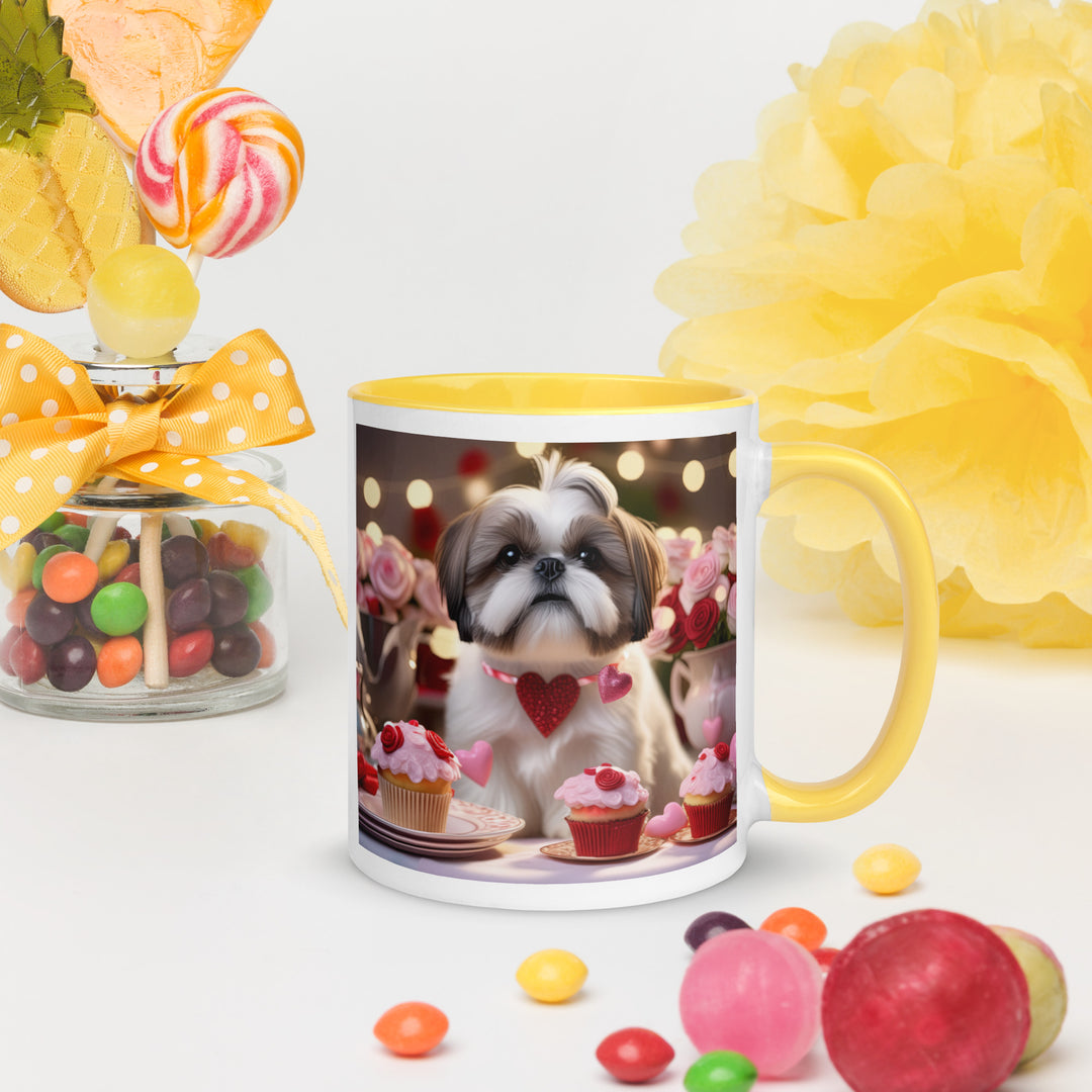 Shih Tzu Romantic- Mug with Color Inside