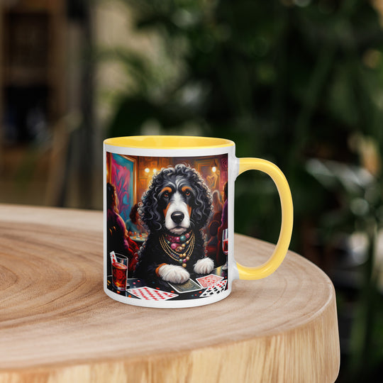 Bernedoodle General- Mug with Color Inside v2