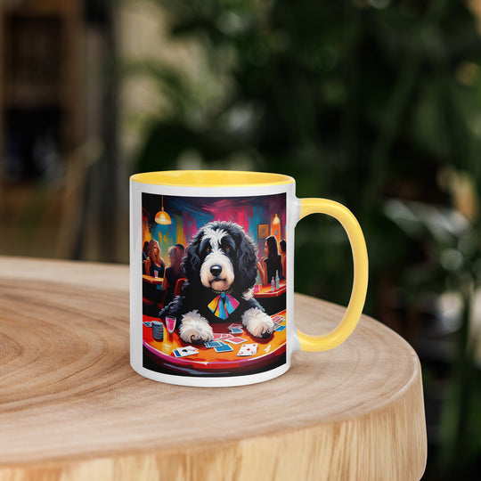 Bernedoodle General- Mug with Color Inside v5