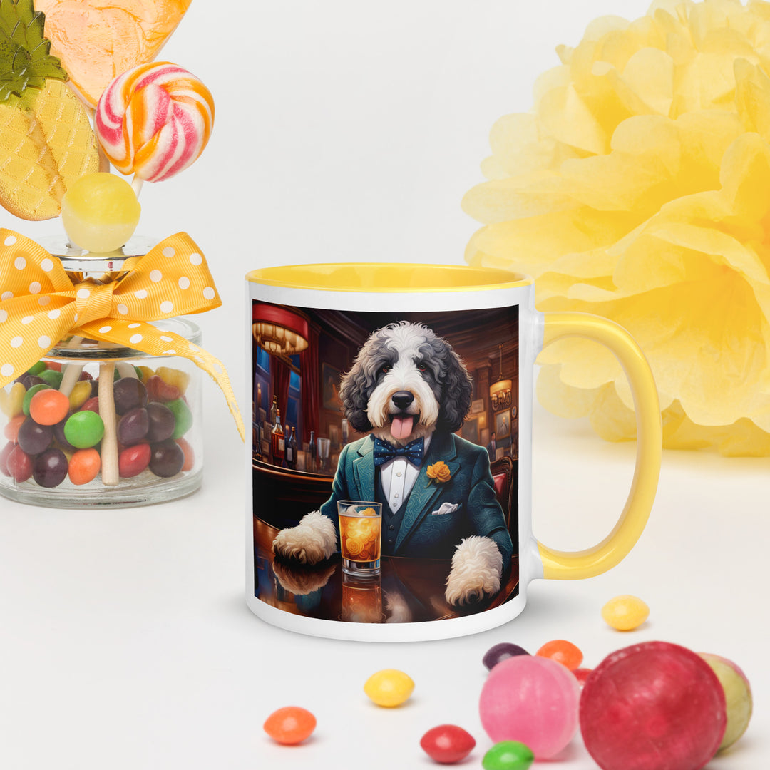 Bernedoodle General- Mug with Color Inside v9