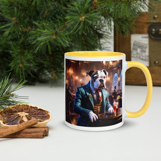 Catahoula Bulldog General- Mug with Color Inside v2