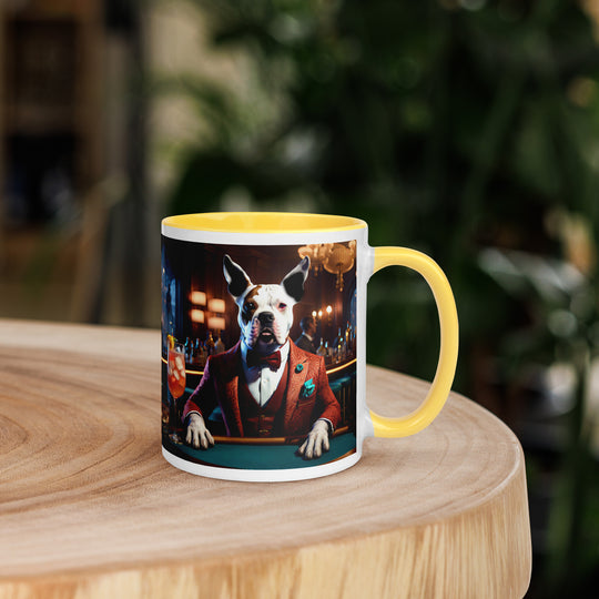 Catahoula Bulldog General- Mug with Color Inside v12