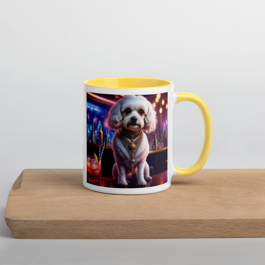 Cavachon- Mug with Color Inside v14