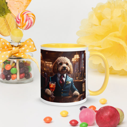 Cavapoo General- Mug with Color Inside v4