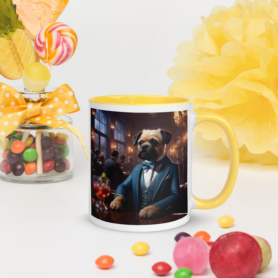Cavapoo General- Mug with Color Inside v16