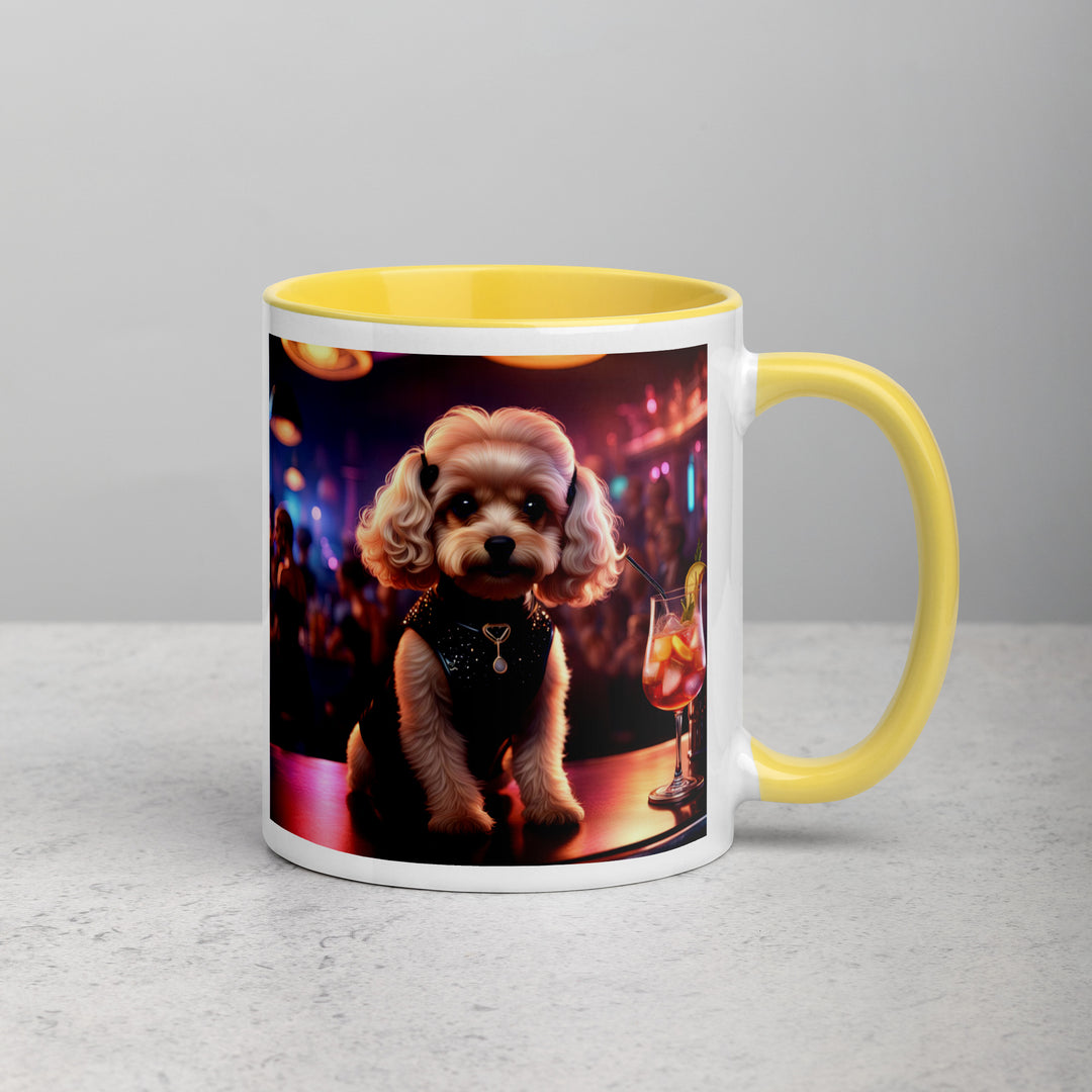 Cavapoo General- Mug with Color Inside v19