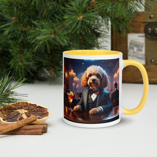 Cavapoo General- Mug with Color Inside v31