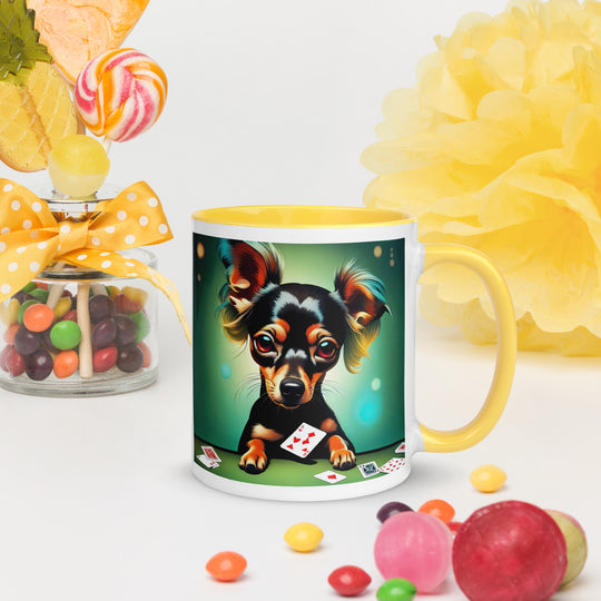 Chiweenie General- Mug with Color Inside v3