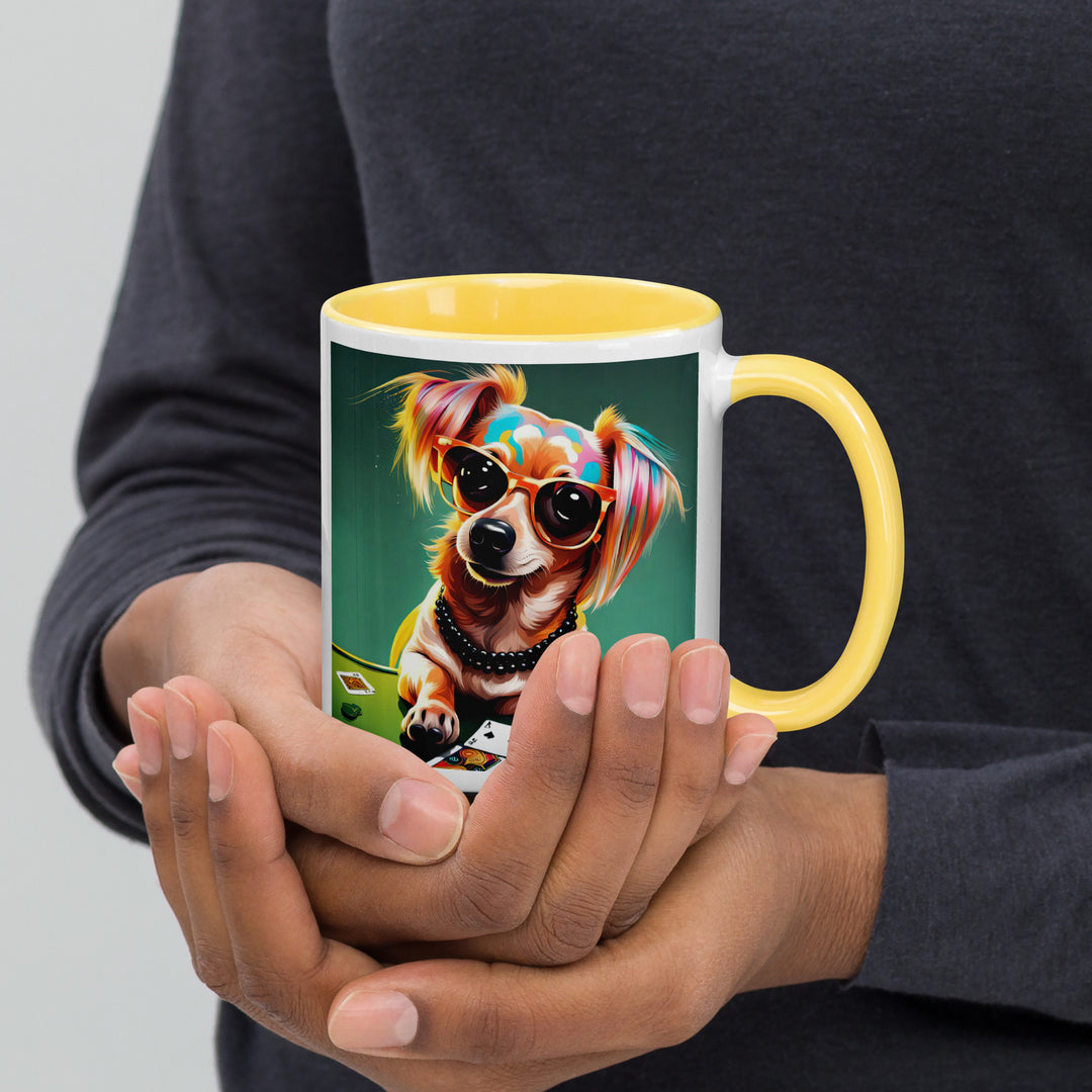 Chiweenie General- Mug with Color Inside v7