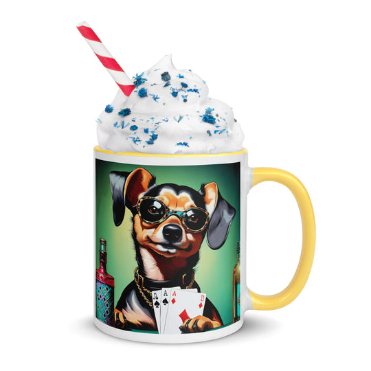 Chiweenie General- Mug with Color Inside v13