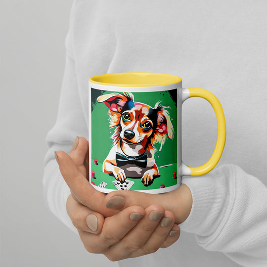 Chiweenie General- Mug with Color Inside v17