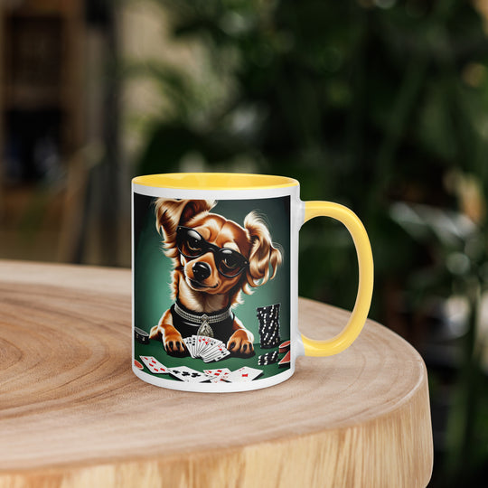 Chiweenie General- Mug with Color Inside v19