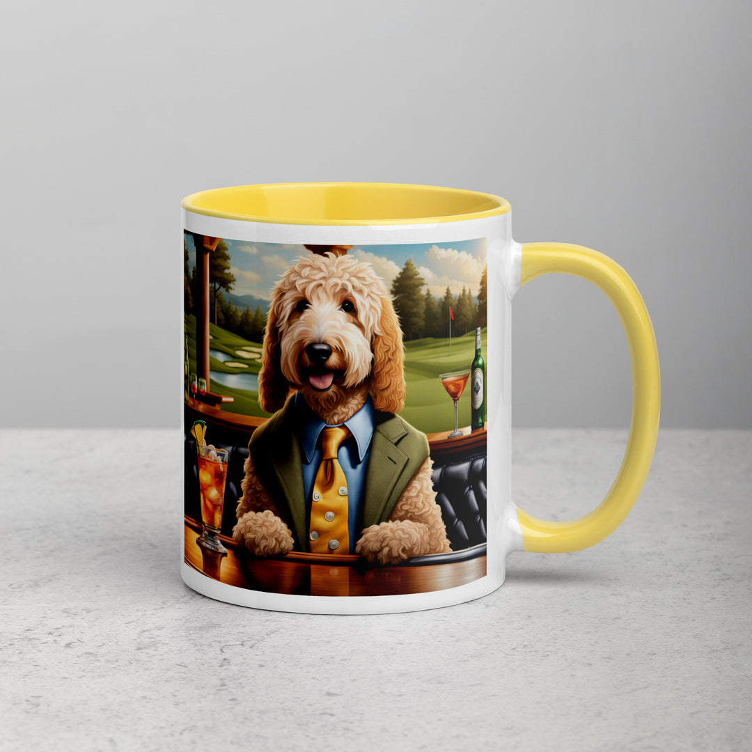 Goldendoodle- Mug with Color Inside v4