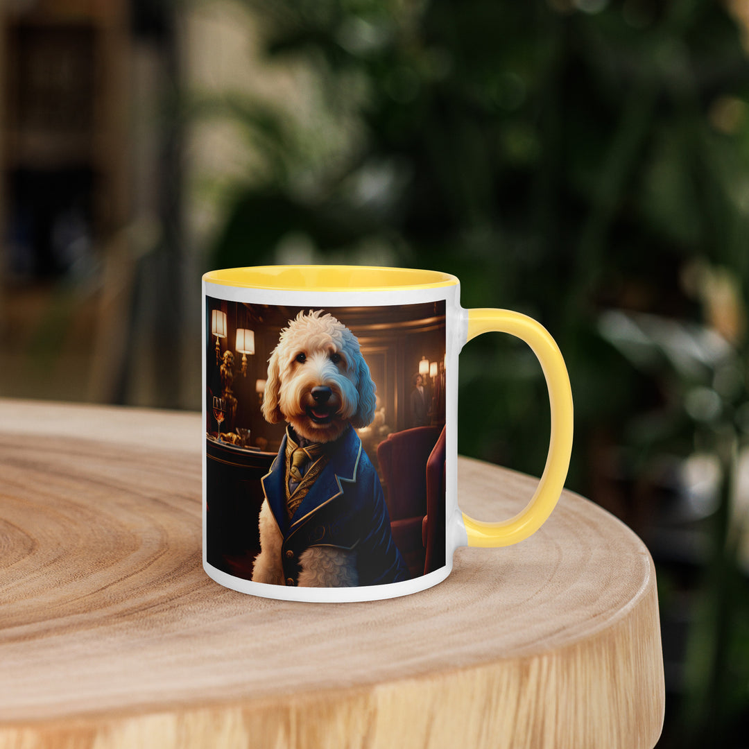 Goldendoodle- Mug with Color Inside v5