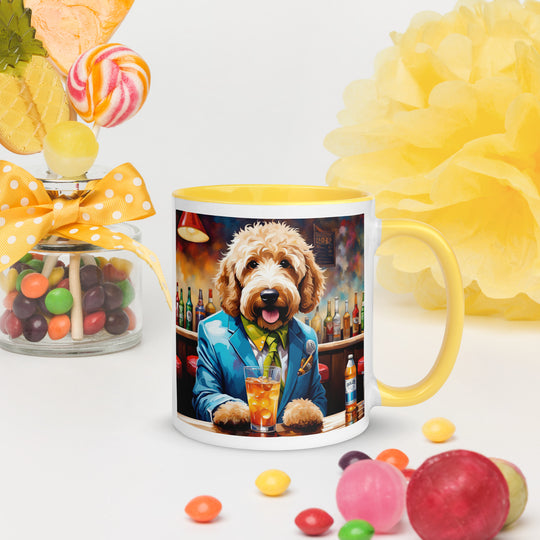 Goldendoodle- Mug with Color Inside v6