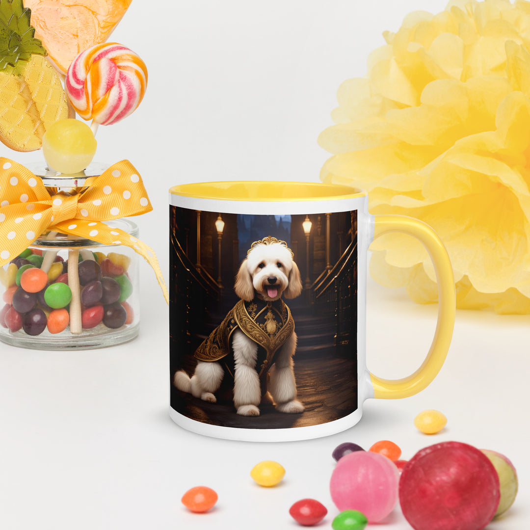 Goldendoodle- Mug with Color Inside v7