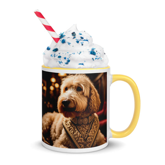 Goldendoodle- Mug with Color Inside v13