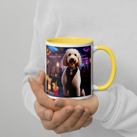 Goldendoodle- Mug with Color Inside v14