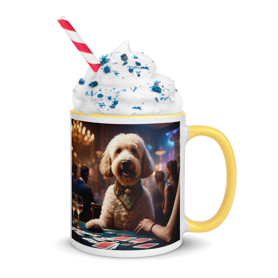 Goldendoodle- Mug with Color Inside v17